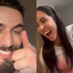 Matteus e Isabelle, do BBB 24, são surpreendidos com carta de fãs mirins; veja