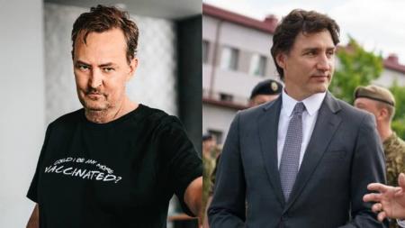 Matthew Perry e Justin Trudeau foram colegas de escola