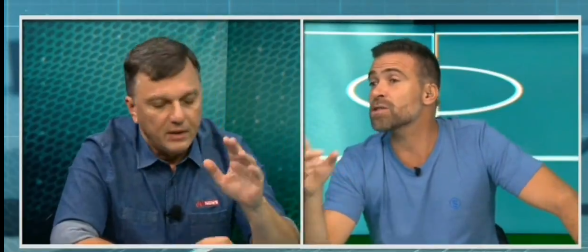 Mauro Cezar bate boca com Pilhado ao ser chamado de 'Maurinho'; assista