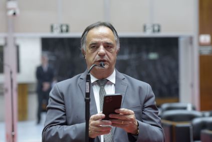 O deputado estadual Mauro Tramonte, do Republicanos, discursa na Assembleia de Minas