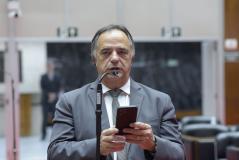 O deputado estadual Mauro Tramonte, do Republicanos, discursa na Assembleia de Minas
