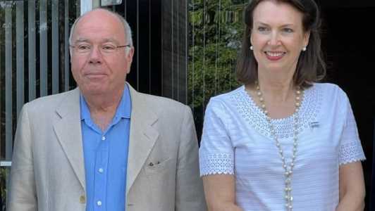 Mauro Vieira recebeu a futura chanceler argentina, Diana Mondino, no Itamaraty