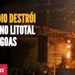 Cafe de La Musique, em Maceió, pega fogo e palco é destruído; veja vídeo