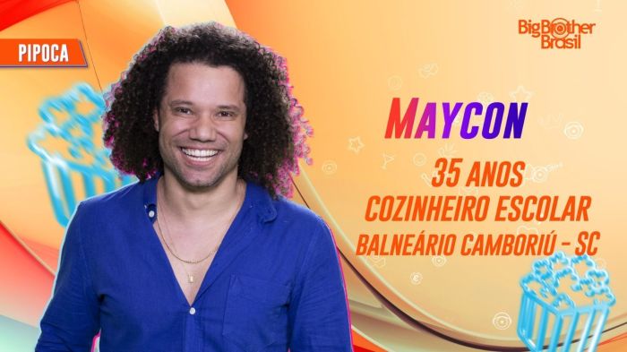 Maycon faz parte do grupo Pipoca do BBB 24