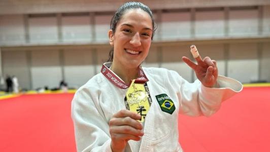 Mayra ganhou ouro no judô