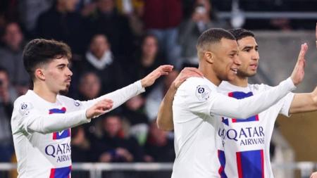 Mbappé marcou os dois gols da vitória do PSG sobre o Angers no Francês