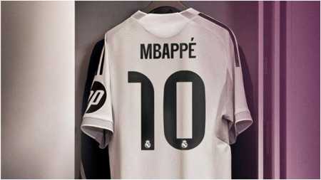 Mbappé usará a camisa 10 do Real Madrid na temporada 2025/26
