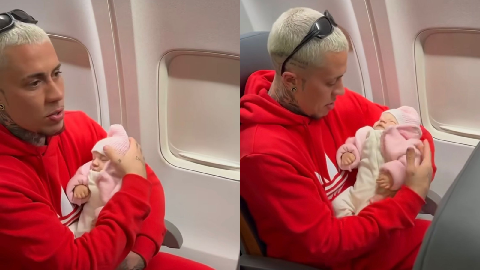 MC Daniel mostra “habilidades” com bebê e ensina como cuidar de cólica