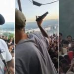 Baile funk no litoral de SP tem rajada de tiros e alusões a facção carioca