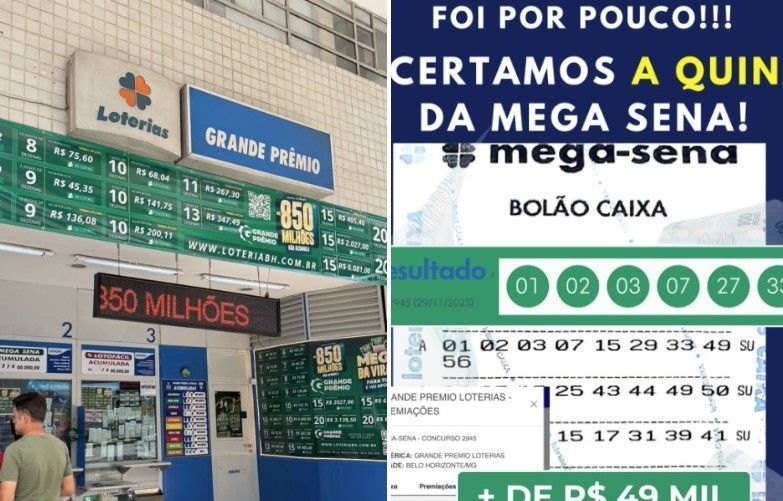 Mega-Sena: bolão de BH joga 29 e número que faltou foi 27: 'Por pouco'