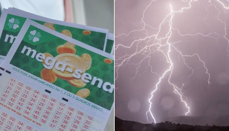 Mega-Sena: ganhador de R$ 141 milhões tinha 50 vezes mais chances de ser atingido por raio