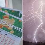 Mega-Sena: ganhador de R$ 141 milhões tinha 50 vezes mais chances de ser atingido por raio