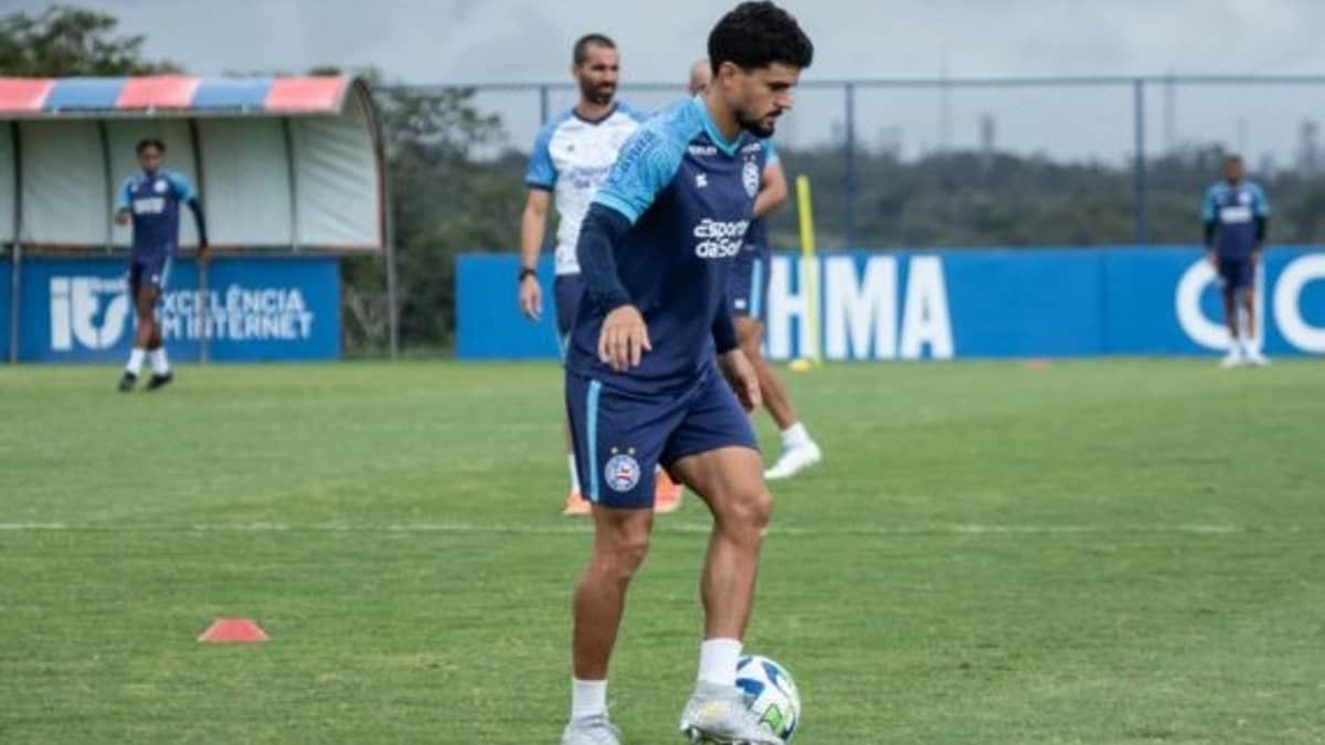 Bahia encerra preparação visando o Grêmio; veja possível escalação