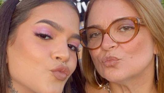 Mel Maia e a mãe, Debora Maia