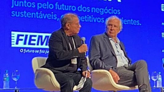 Menin participou de painel de debate durante evento promovido pela Fiemg, em Belo Horizonte