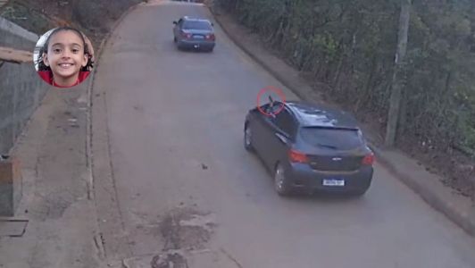 Lavínia Freitas de Oliveira e Souza seguia com o pai para a casa da avó