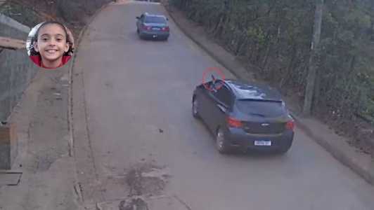 Lavínia Freitas de Oliveira e Souza seguia com o pai para a casa da avó