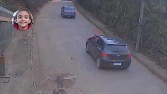 Lavínia Freitas de Oliveira e Souza seguia com o pai para a casa da avó