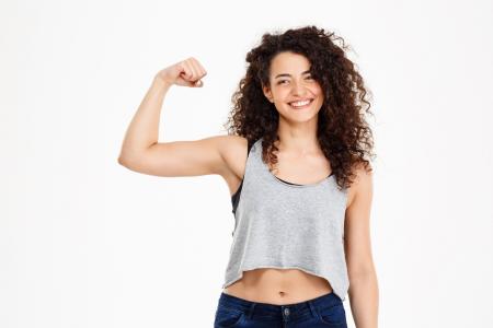 Braço forte academia musculação