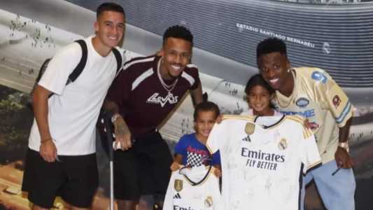 Menina que sofreu racismo foi ao estádio do Real Madrid