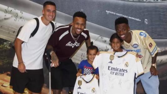 Menina que sofreu racismo foi ao estádio do Real Madrid