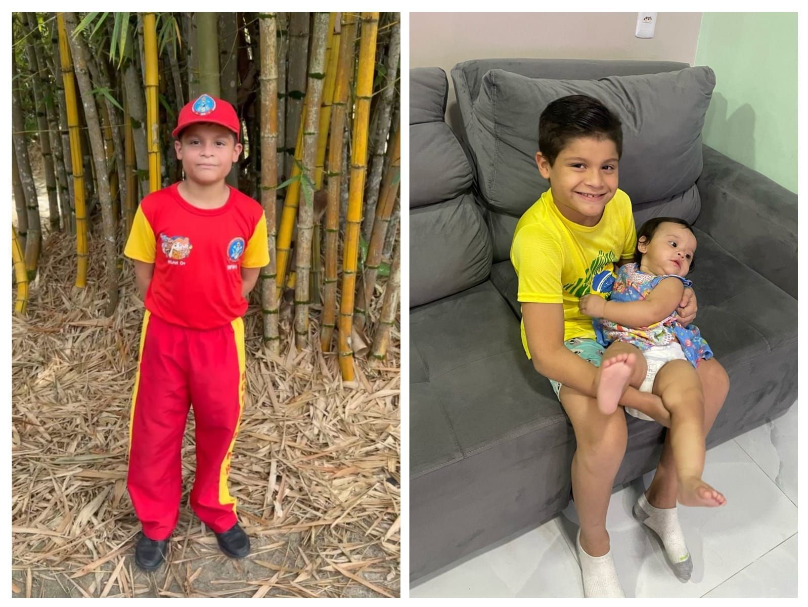 Menino de 9 anos salva irmã bebê com técnica que aprendeu em curso de bombeiros