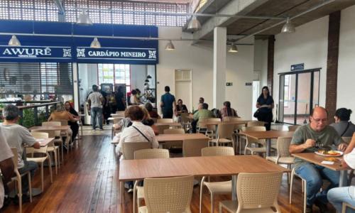 Área gastronômica do Mercado Municipal de Juiz de Fora