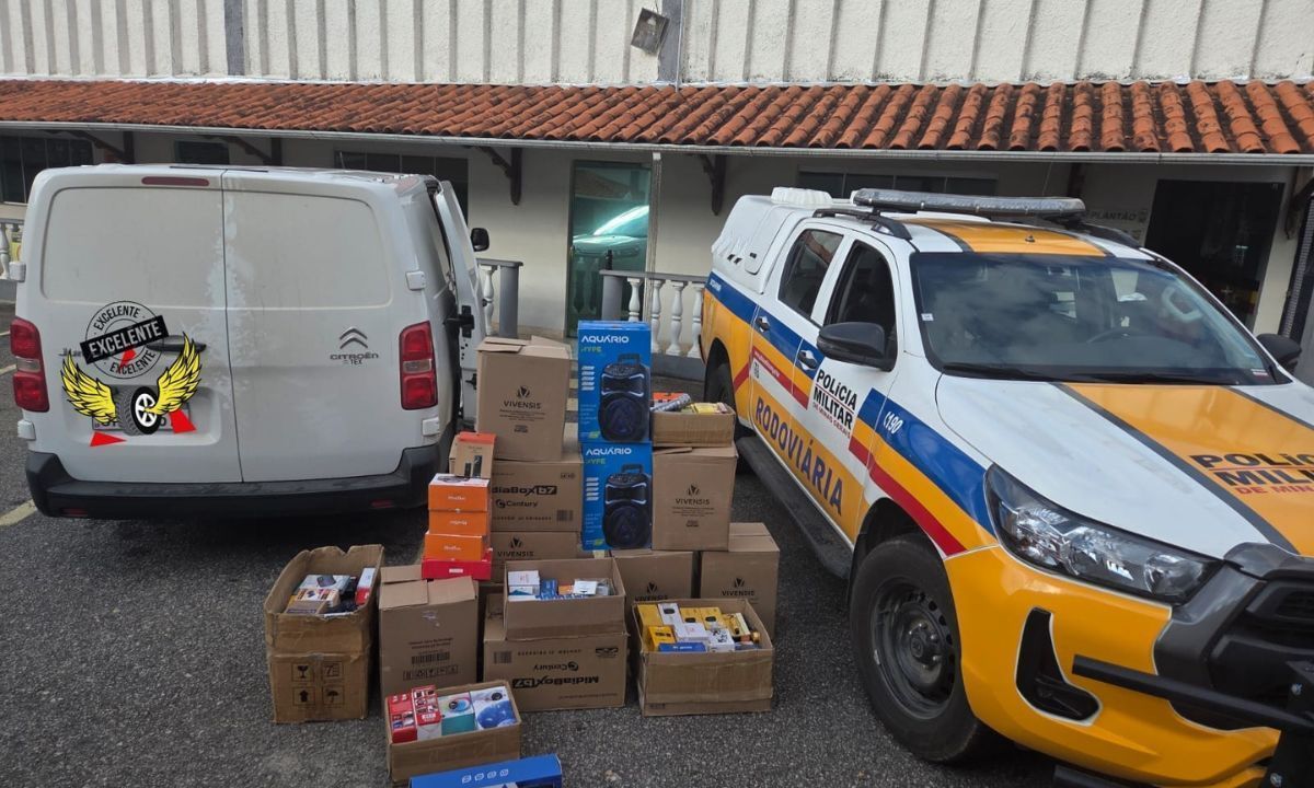 Suspeito de contrabando é detido pela Polícia na BR-265 em Barbacena