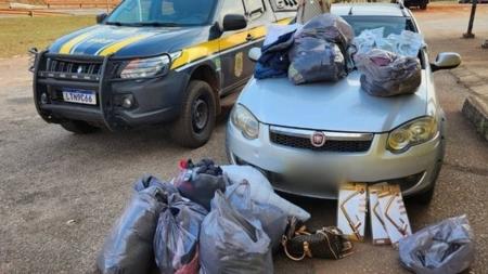 Mercadorias estavam com etiquetas de lojas de Oliveira