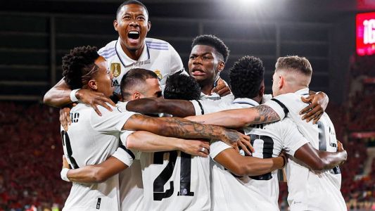 Merengues em comemoração na Copa do Rei