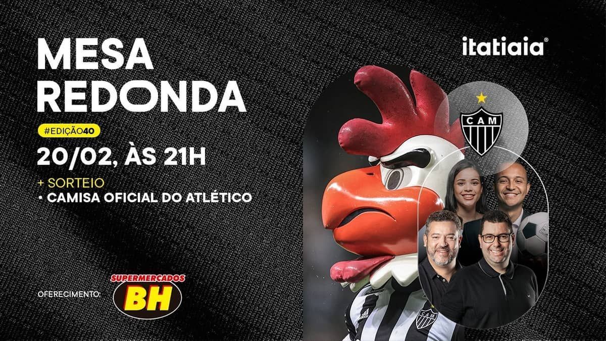 Mesa Redonda do Atlético recebe Rodrigo Caetano: clique e acompanhe ao vivo direto da Venezuela