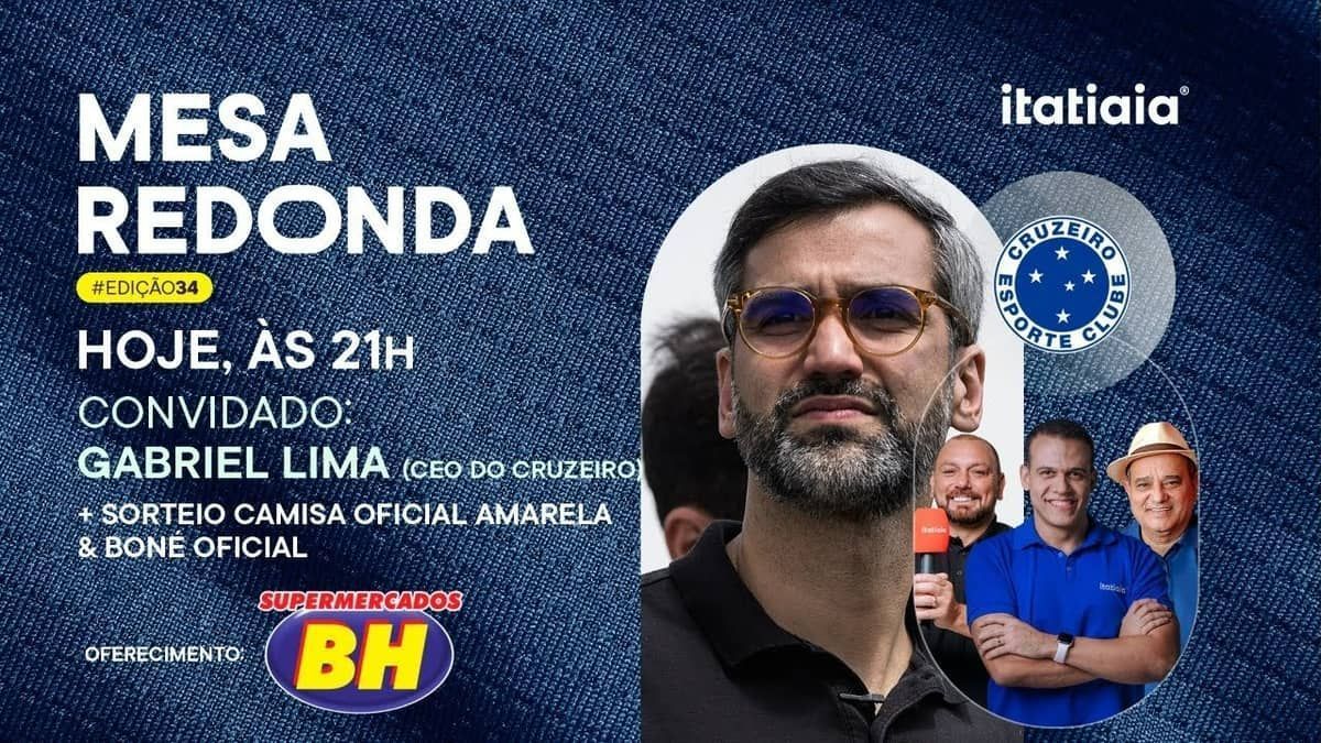 Mesa Redonda do Cruzeiro: clique e acompanhe o programa ao vivo 