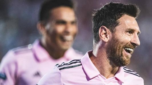 Messi atualmente defende a camisa do Inter Miami
