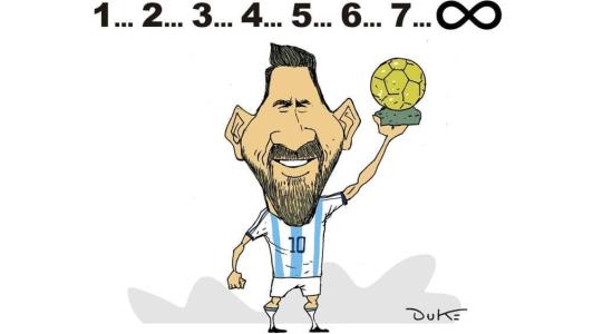Messi conquistou a oitava Bola de Ouro da carreira