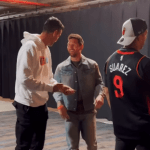 Messi e estrelas do Inter Miami acompanham jogo do Heat na NBA; assista