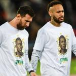 Messi e Neymar usam camiseta com dizeres 'Pelé eterno' antes de jogo do PSG
