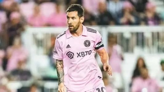 Messi em ação pelo Inter Miami. cidade dos EUA terá jogos e sorteio dos grupos da Copa América
