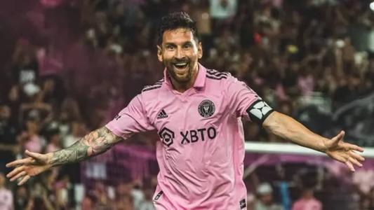 Messi em ação pelo Inter Miami, seu novo clube