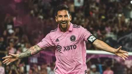 Messi em ação pelo Inter Miami, seu novo clube