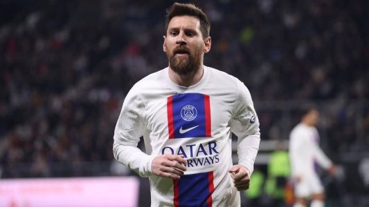 Messi em partida contra o Angers