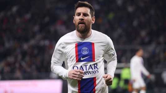 Messi em partida contra o Angers