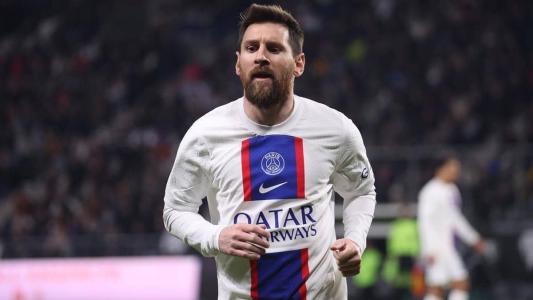 Messi em partida contra o Angers