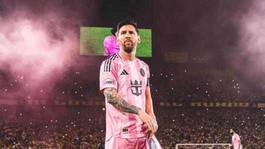 Messi no Equador antes do jogo contra o Barcelona