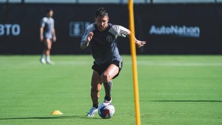 Messi fez seu primeiro treino no Inter Miami