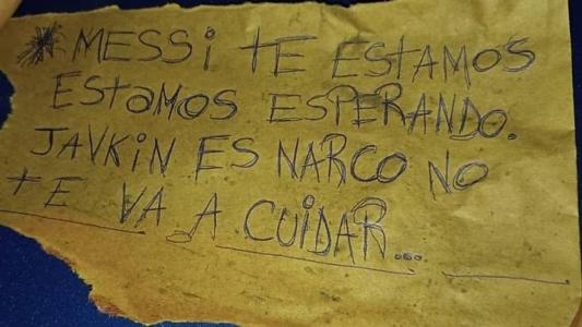 Messi foi ameaçado em bilhete na Argentina