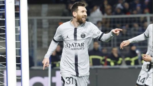 Messi marcou o segundo gol da vitória do PSG sobre o Montpellier