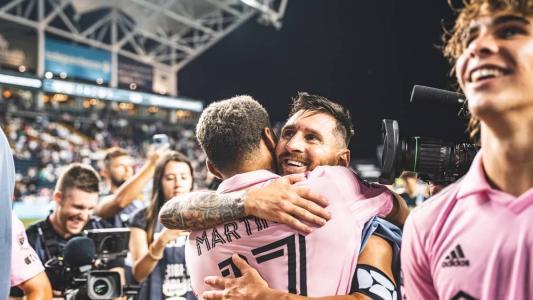Messi marcou um dos gols da vitória do Inter Miami
