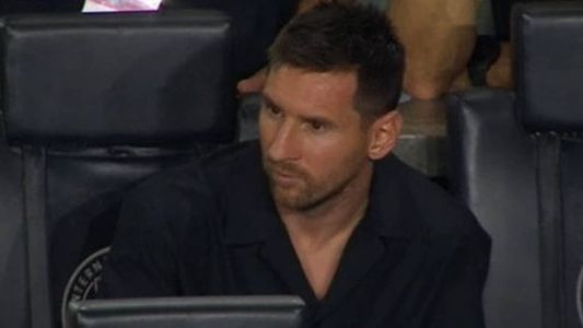 Messi não foi relacionado para a partida