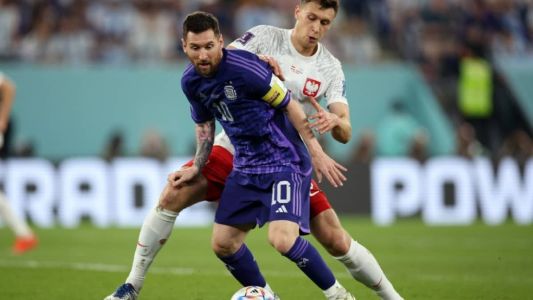 Polônia enfrentou a Argentina na Copa de 2022 • Divulgação/AFA