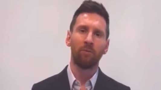Messi publicou vídeo nas redes sociais